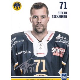 Autogramm Eishockey | SC Langenthal | 2018 | Stefan TSCHANNEN