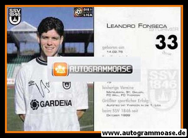 Autogramm Fussball | SSV Ulm 1846 | 1999 | Leandro FONSECA