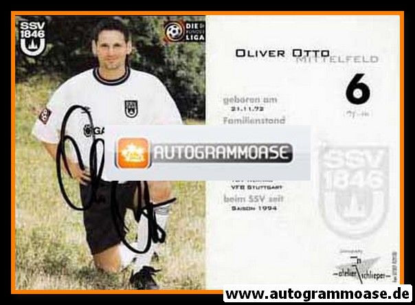 Autogramm Fussball | SSV Ulm 1846 | 1999 | Oliver OTTO