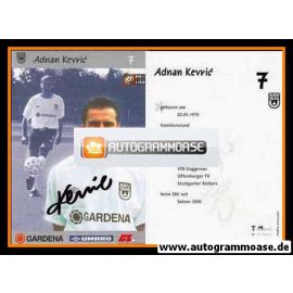 Autogramm Fussball | SSV Ulm 1846 | 2000 | Adnan KEVRIC