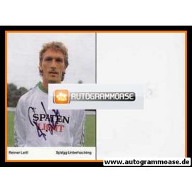 Autogramm Fussball | SpVgg Unterhaching | 1989 | Reiner LEITL