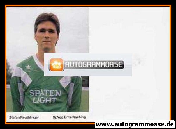 Autogramm Fussball | SpVgg Unterhaching | 1989 | Stefan REUTHLINGER