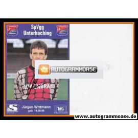 Autogramm Fussball | SpVgg Unterhaching | 1995 | Jürgen WITTMANN