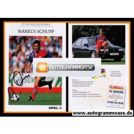 Autogramm Fussball | FC Bayern M&uuml;nchen | 1994 | Markus SCHUPP