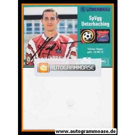 Autogramm Fussball | SpVgg Unterhaching | 1996 | Tobias HAGER