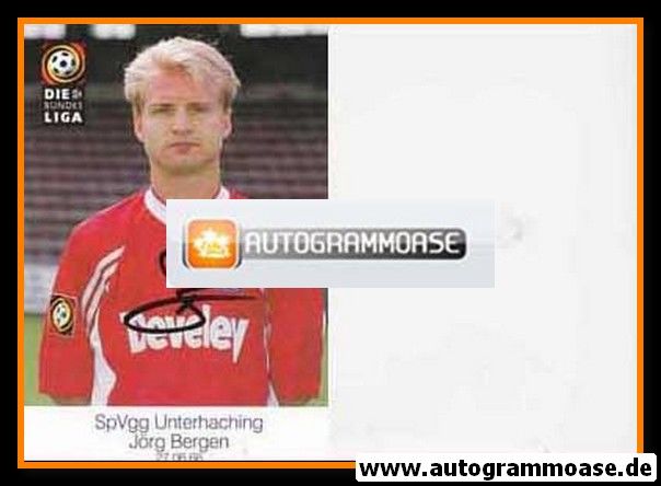 Autogramm Fussball | SpVgg Unterhaching | 1998 | Jörg BERGEN