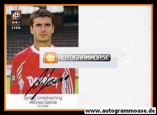 Autogramm Fussball | SpVgg Unterhaching | 1998 | Alfonso GARCIA
