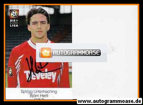 Autogramm Fussball | SpVgg Unterhaching | 1998 | Björn HERTL