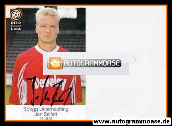 Autogramm Fussball | SpVgg Unterhaching | 1998 | Jan SEIFERT