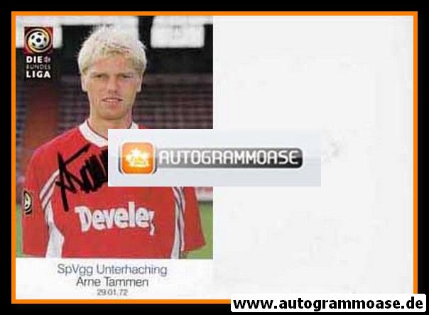 Autogramm Fussball | SpVgg Unterhaching | 1998 | Arne TAMMEN