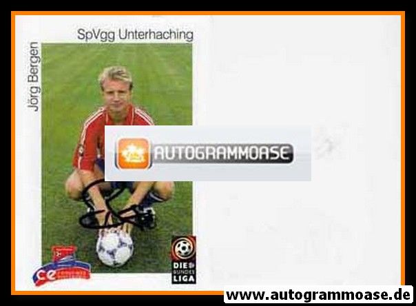 Autogramm Fussball | SpVgg Unterhaching | 1999 | Jörg BERGEN