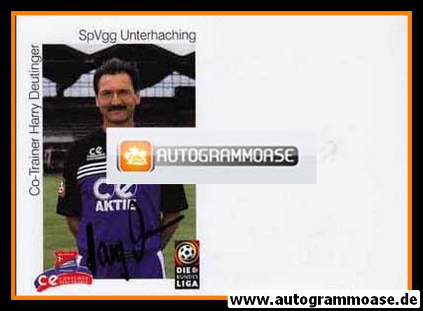 Autogramm Fussball | SpVgg Unterhaching | 1999 | Harry DEUTINGER