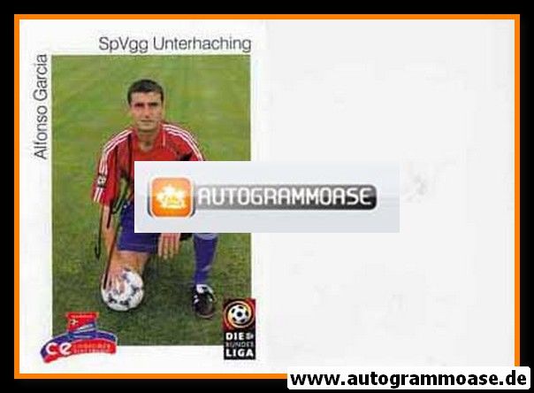 Autogramm Fussball | SpVgg Unterhaching | 1999 | Alfonso GARCIA