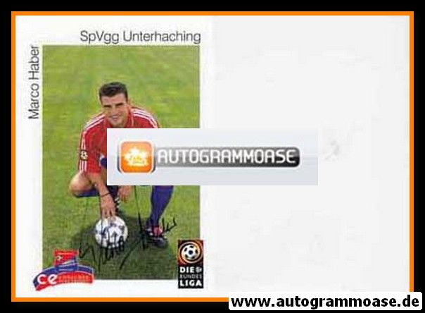 Autogramm Fussball | SpVgg Unterhaching | 1999 | Marco HABER