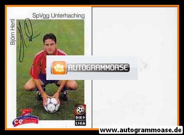 Autogramm Fussball | SpVgg Unterhaching | 1999 | Björn HERTL