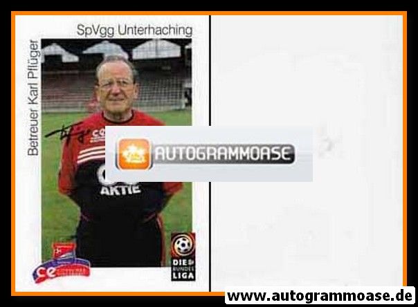 Autogramm Fussball | SpVgg Unterhaching | 1999 | Karl PFLÜGER