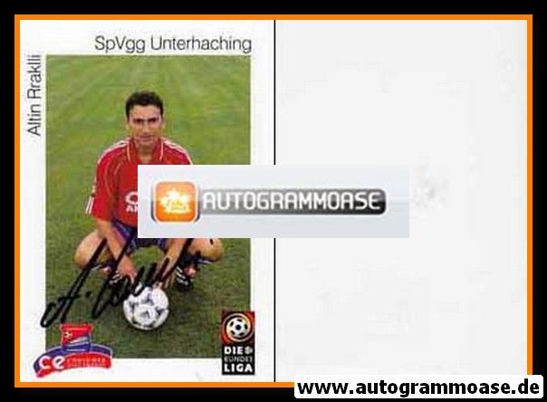Autogramm Fussball | SpVgg Unterhaching | 1999 | Altin RRAKLLI