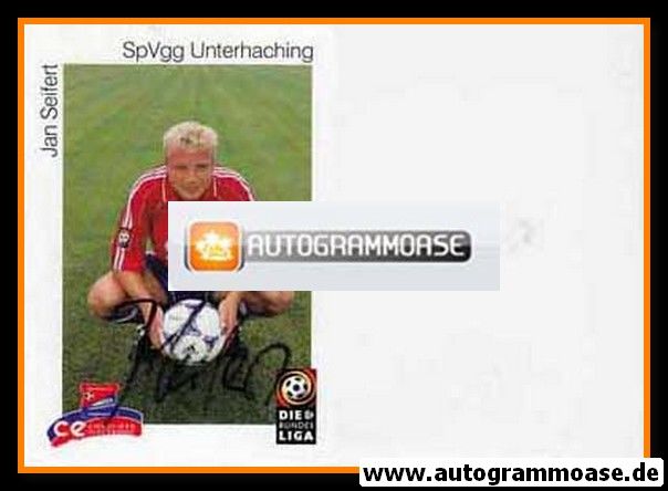 Autogramm Fussball | SpVgg Unterhaching | 1999 | Jan SEIFERT
