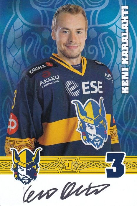 Autogramm Eishockey | Jukurit (Finnland) | 2010er | Keni KARALAHTI