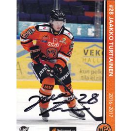 Autogramm Eishockey | HPK (Finnland) | 2016 | Jaakko TURTIAINEN