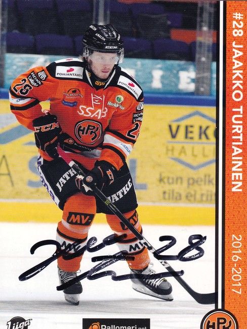 Autogramm Eishockey | HPK (Finnland) | 2016 | Jaakko TURTIAINEN