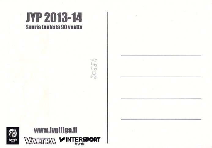 Autogramm Eishockey | JYP (Finnland) | 2013 | Valtteri HIETANEN