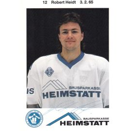 Autogramm Eishockey | EC Hedos München | 1989 | Robert HEIDT