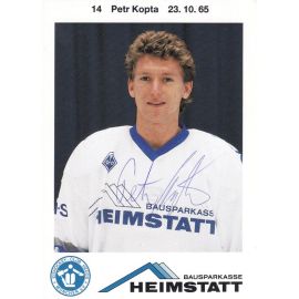Autogramm Eishockey | EC Hedos München | 1989 | Petr KOPKA