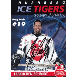 Autogramm Eishockey | Nürnberg Ice Tigers | 2005 | Greg LEEB