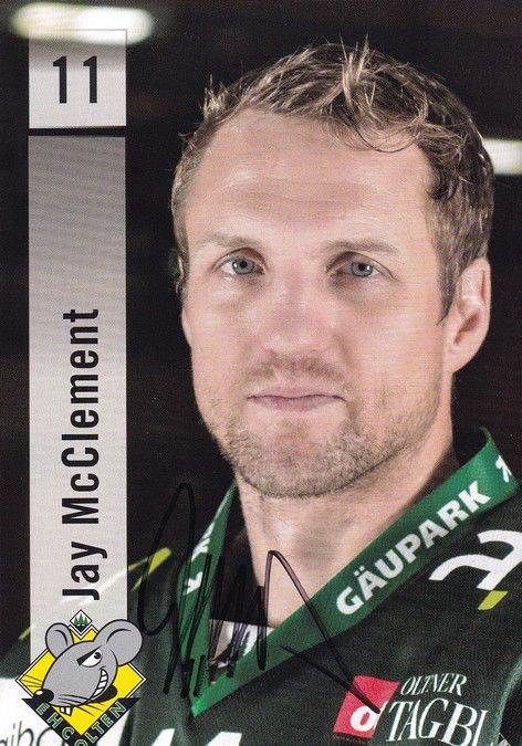 Autogramm Eishockey | EHC Olten | 2017 | Jay McCLEMENT