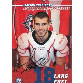 Autogramm Eishockey | SCRJ Lakers | 2016 | Lars FREI