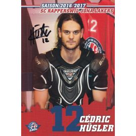 Autogramm Eishockey | SCRJ Lakers | 2016 | Cedric HÜSLER