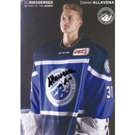 Autogramm Eishockey | SC Riessersee | 2017 | Daniel ALLAVENA