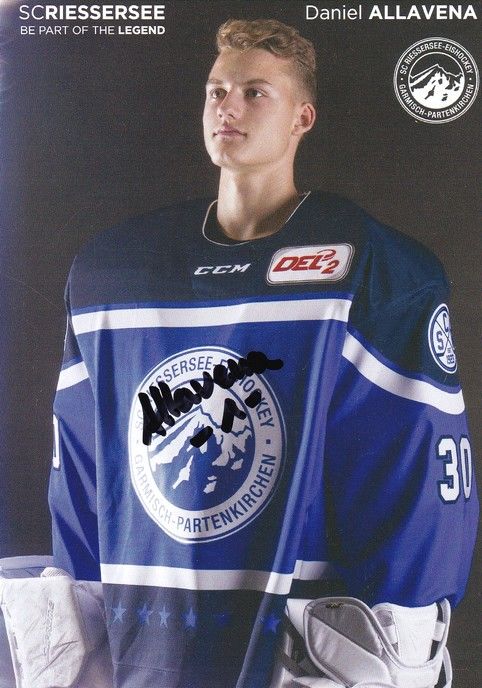 Autogramm Eishockey | SC Riessersee | 2017 | Daniel ALLAVENA