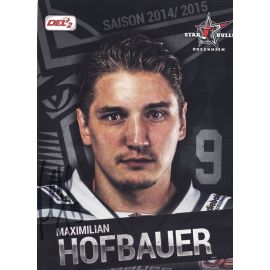 Autogramm Eishockey | Starbulls Rosenheim | 2014 | Maximilian HOFBAUER