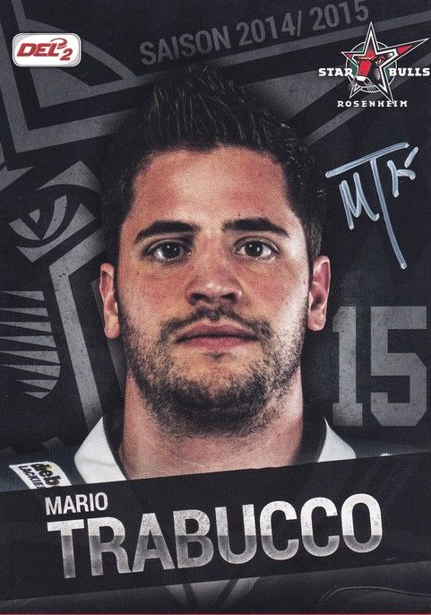 Autogramm Eishockey | Starbulls Rosenheim | 2014 | Mario TRABUCCO