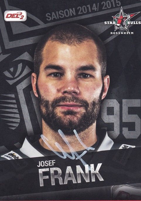 Autogramm Eishockey | Starbulls Rosenheim | 2014 | Josef FRANK