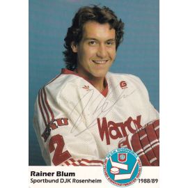 Autogramm Eishockey | SB Rosenheim | 1988 | Rainer BLUM
