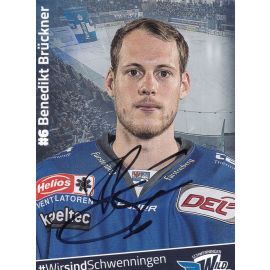 Autogramm Eishockey | Schwenninger Wild Wings | 2010er | Benedikt BRÜCKNER
