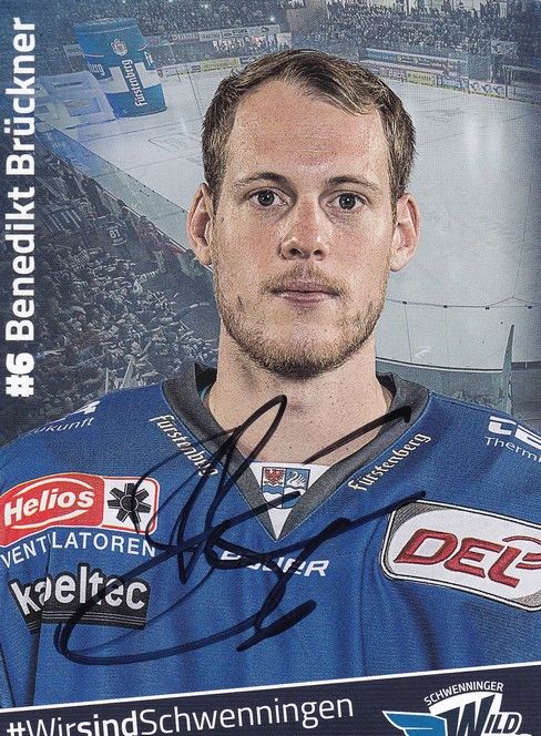 Autogramm Eishockey | Schwenninger Wild Wings | 2010er | Benedikt BRÜCKNER