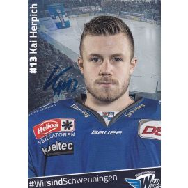 Autogramm Eishockey | Schwenninger Wild Wings | 2010er | Kai HERPICH