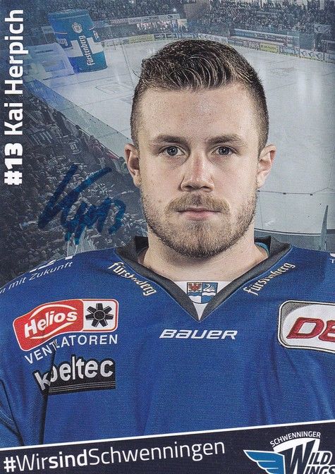 Autogramm Eishockey | Schwenninger Wild Wings | 2010er | Kai HERPICH