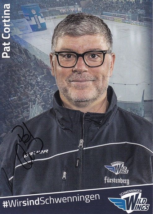 Autogramm Eishockey | Schwenninger Wild Wings | 2010er | Pat CORTINA
