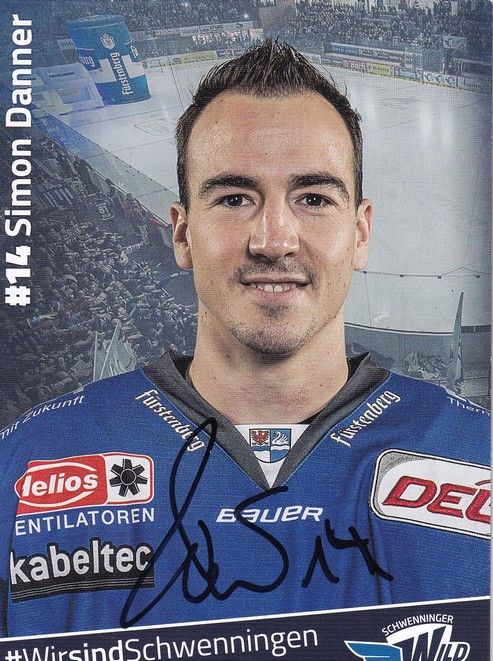 Autogramm Eishockey | Schwenninger Wild Wings | 2010er | Simon DANNER