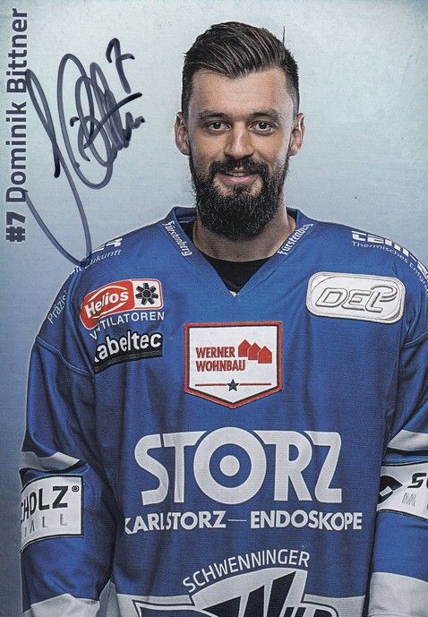 Autogramm Eishockey | Schwenninger Wild Wings | 2010er | Dominik BITTNER