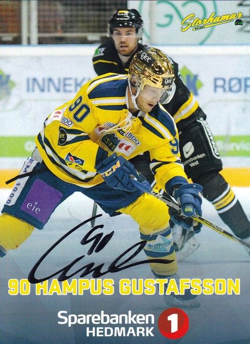 Autogramm Eishockey | Storhamar (Norwegen) | 2010er | Hampus GUSTAFSSON