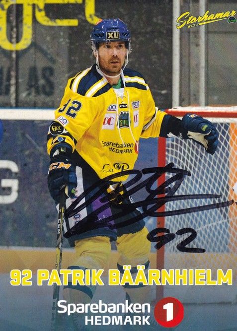 Autogramm Eishockey | Storhamar (Norwegen) | 2010er | Patrik BÄÄRNHIELM