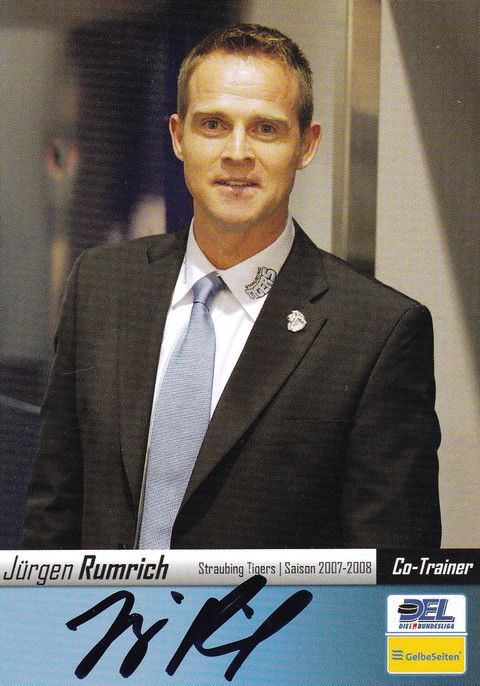 Autogramm Eishockey | Straubing Tigers | 2007 | Jürgen RUMRICH