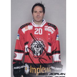 Autogramm Eishockey | EHC Winterthur | 2017 | Adrian WICHSER