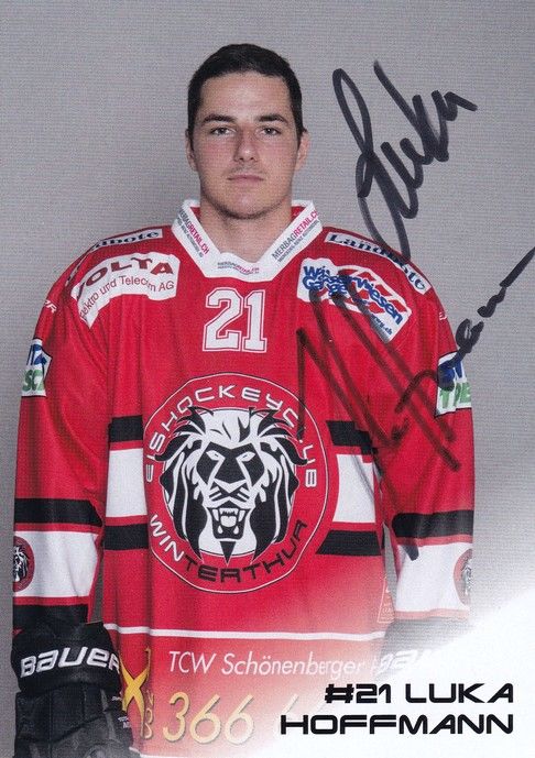 Autogramm Eishockey | EHC Winterthur | 2017 | Luka HOFFMANN